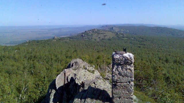 На вершине горы