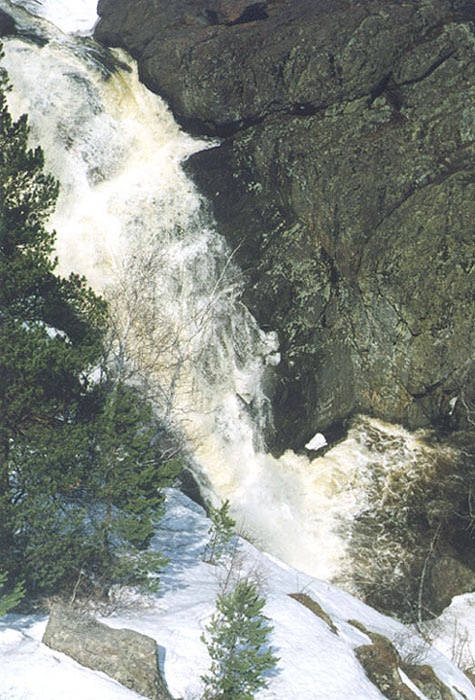 Вторая ступень водопада Гадельша