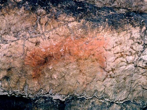 Рисунки древних людей в Игнатьевской пещере