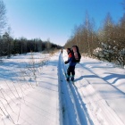 2006год. февраль. примерно 83 км узкоколейки Самодуровка (Катав-Ивановск) - 87 км (Верхнеаршинск).