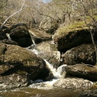 Водопадик на речке Могак  в районе Кужаново