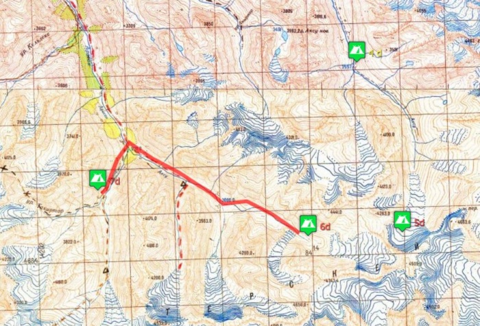 Отчет о горном походе 3кс в районе хребта Терскей-Алатау