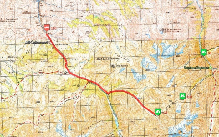 Отчет о горном походе 3кс в районе хребта Терскей-Алатау