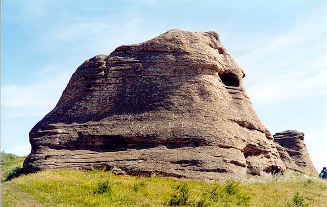 Озеро Аллаки, останцы