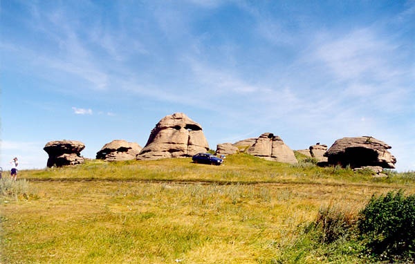 Озеро Аллаки, останцы