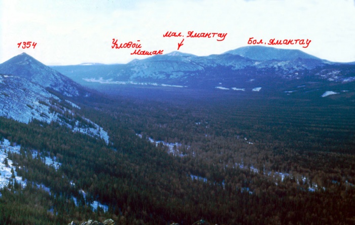 Вид с горы 1317 (хр. Кумардак)