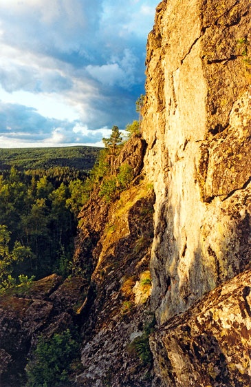 закат. гроза. Синие Скалы