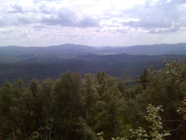 Вид на Куркак с горы Кульсугады-таш