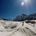 На леднике Юж. Иныльчек.  Фото-9