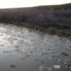 ледоход на реке Ай