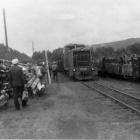 Прибытие поезда из Тирляна на станцию Шушпа.